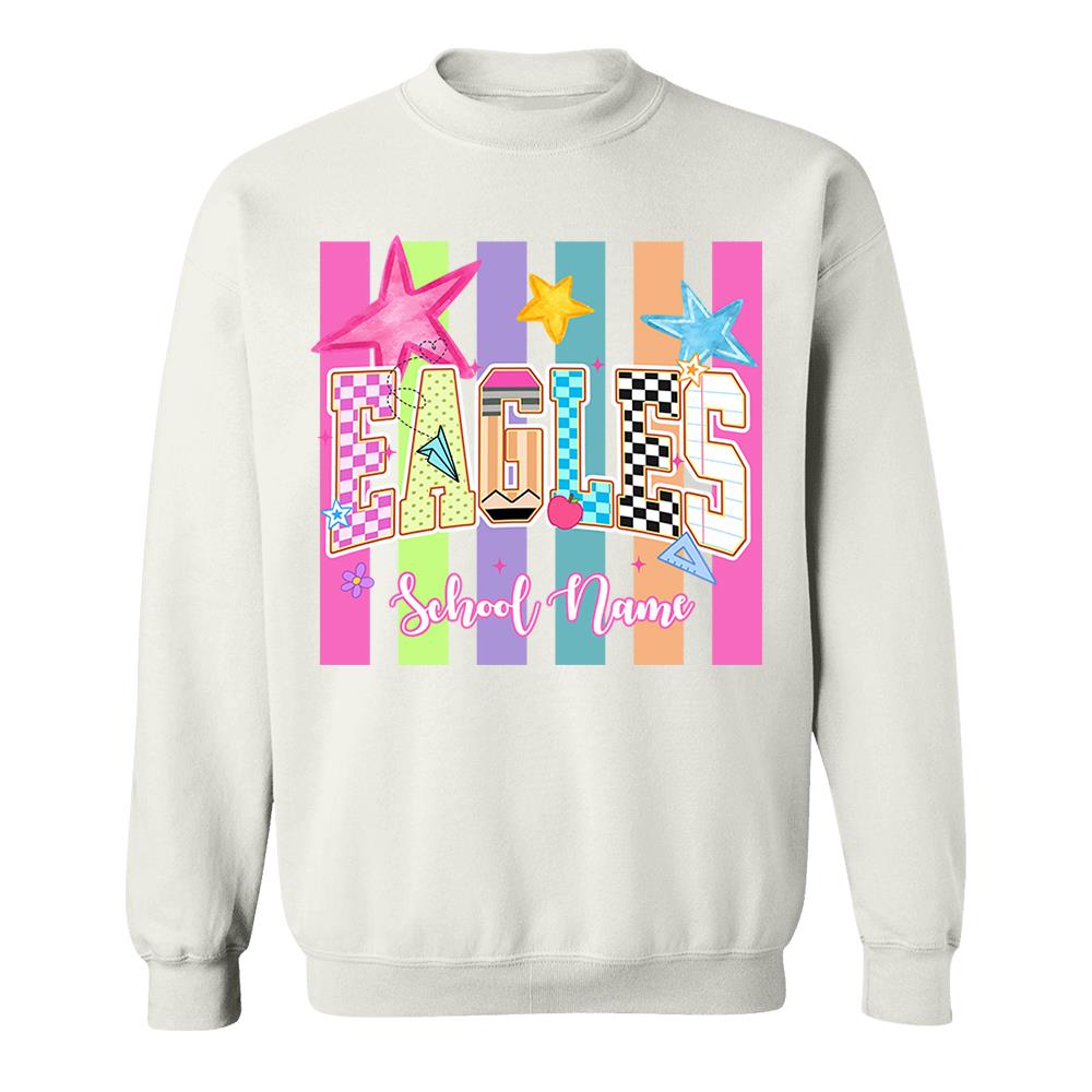 School Mascot Shirt Preppy - Custom Your Mascot School Spirit NA04 Nh00