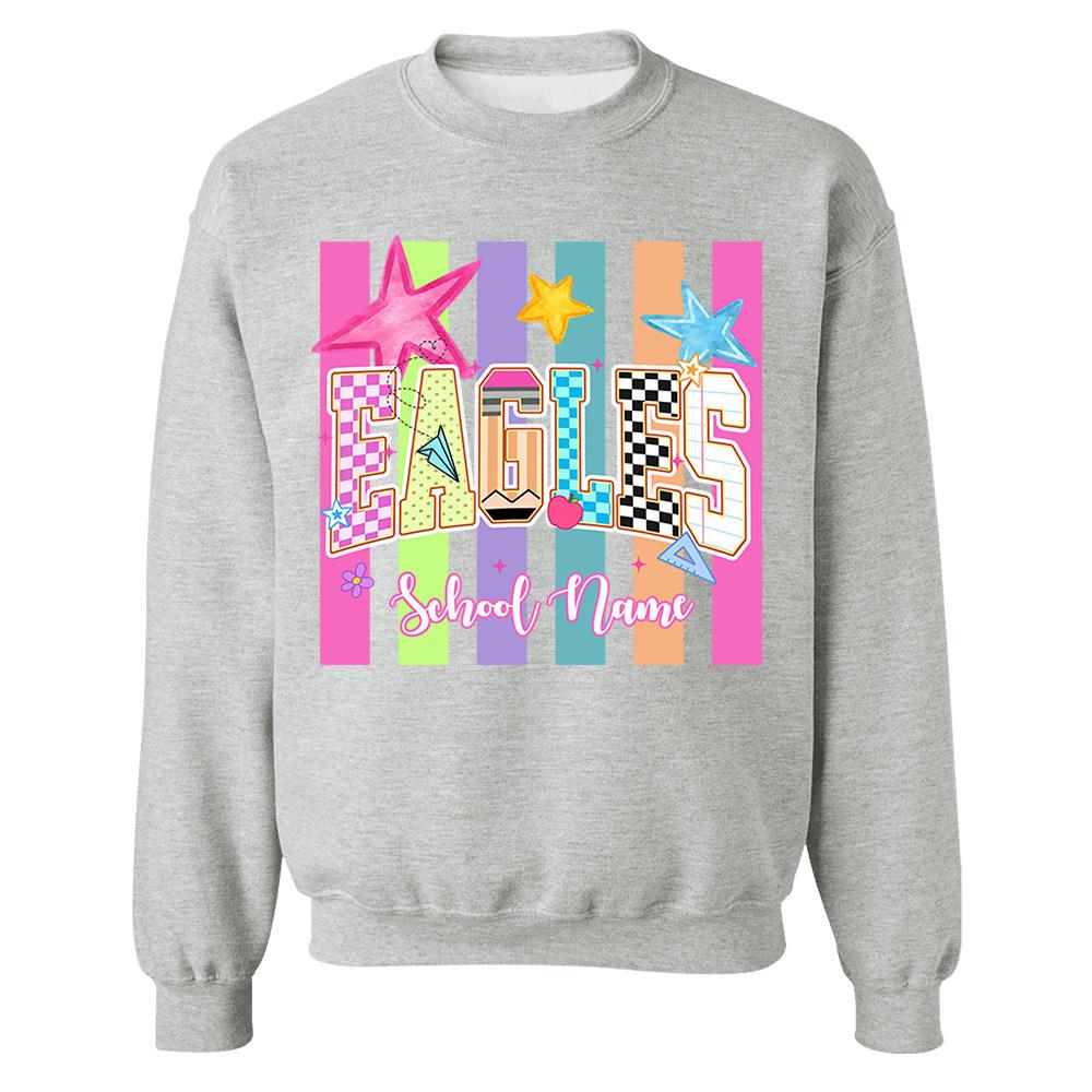 School Mascot Shirt Preppy - Custom Your Mascot School Spirit NA04 Nh00