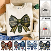 Proud Army Mom Wife Sister Girlfriend Shirt, Custom Military Family Shirt Support  Boot Camp Graduation Gift K1702 Trhn