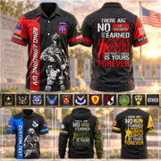 Personalized All Over Print Shirt There Are No Ex Soldier Custom Military Patches Gift For Veterans K1702 MT2