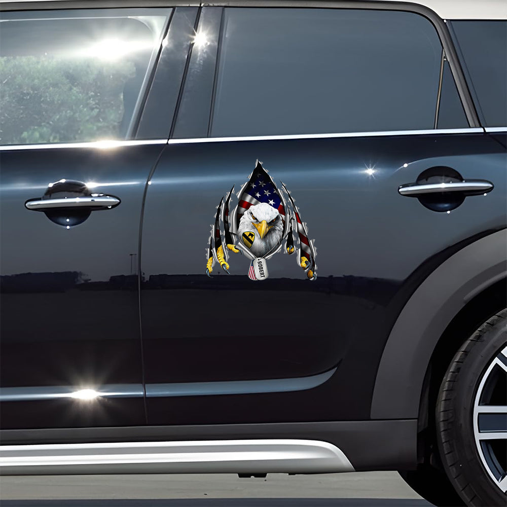 Custom Car Decal Veteran Available All Branches of Services Car Decal For Military Veteran Military Retired Gift K1702 Trhn