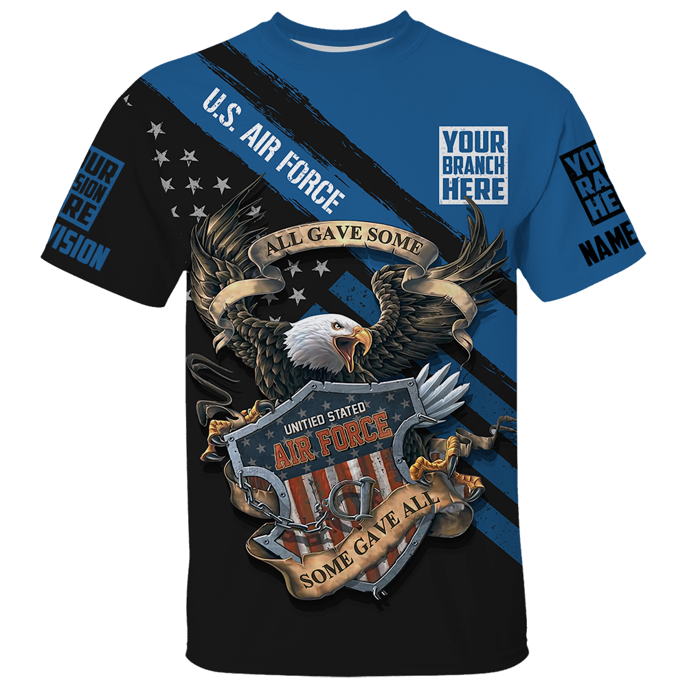 Personalized Shirt For Veteran Customize All Branches, Division Rank Veteran All Over Print Shirt K1702