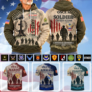 Custom Veteran's Day Gift  Once Soldier For A Veteran Honoring All Who Served Veterans Day Shirt Honor Your Service All Over Print Shirt K1702 MT2 KL07