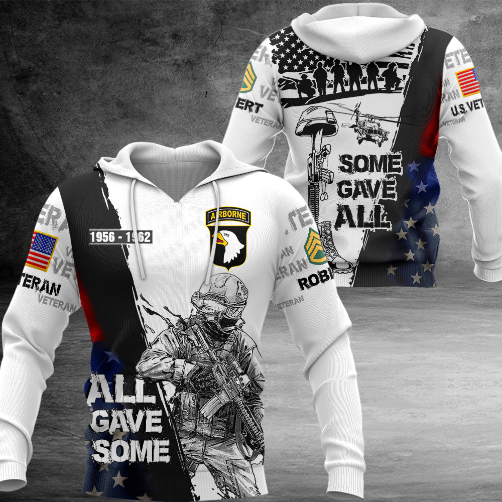 Personalized All Over Print Shirt All Gave Some Some Gave All Veteran Shirt Gift For Veterans K1702 Trhn