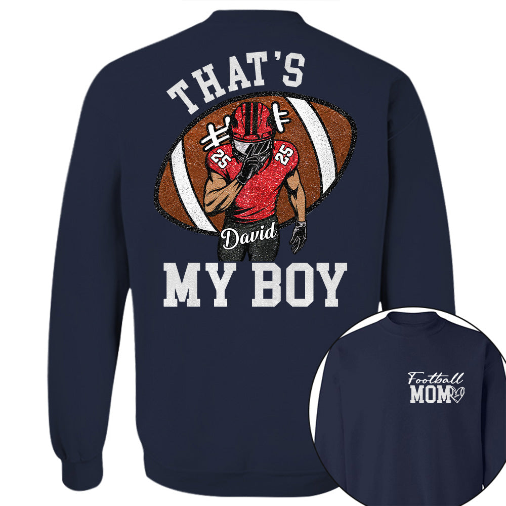 Personalized Football Mom Football Grandma Shirt Those Are My Kids Shirt Gift For Sport Family T1807 T24