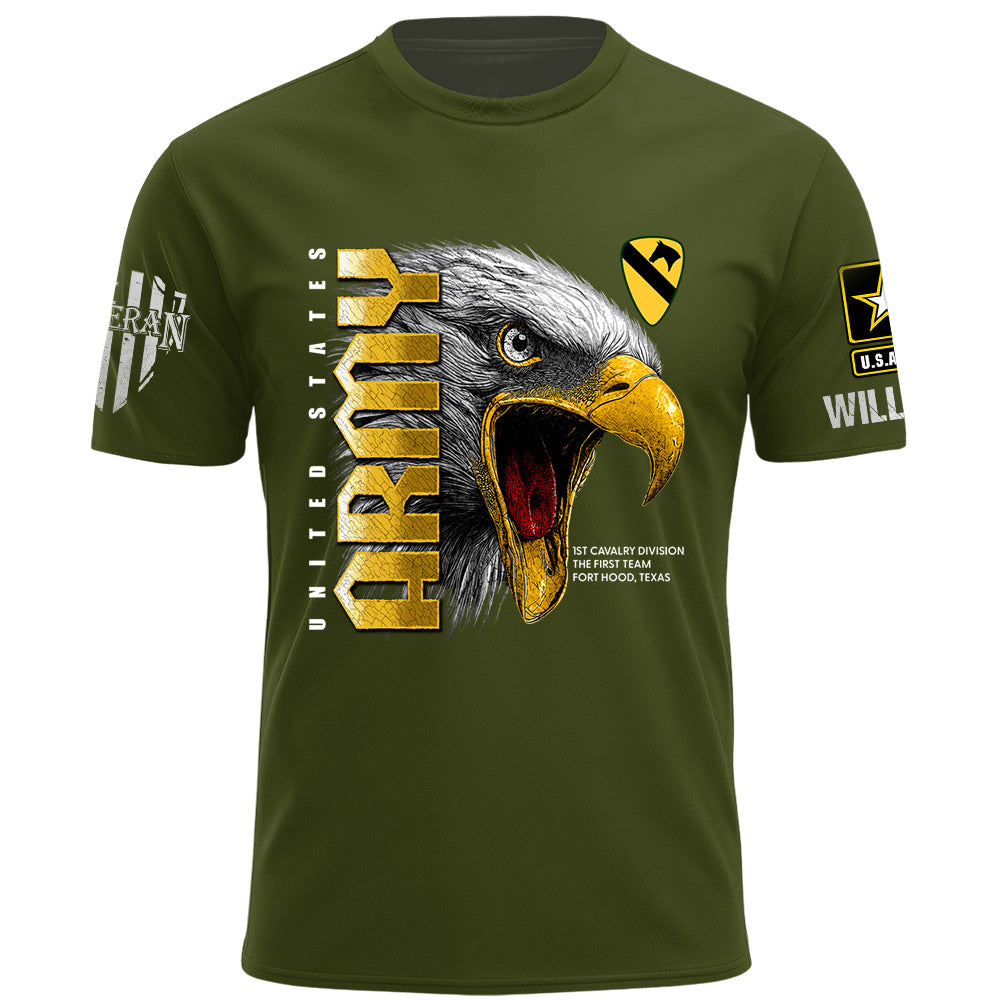 Personalized Military Unit Patch Shirt Custom Gift For Veteran Available All Military Branch Gift For Veteran Dad, Grandpa K1702 MT2
