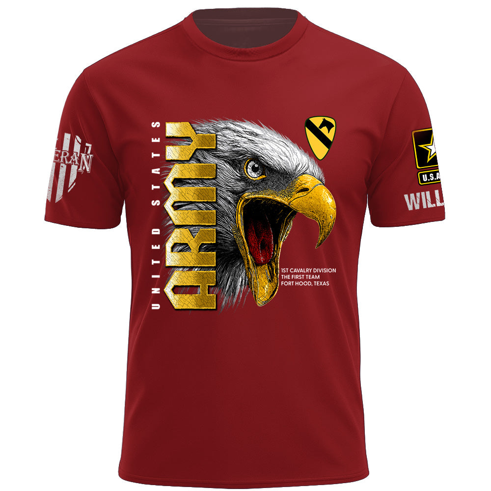 Personalized Military Unit Patch Shirt Custom Gift For Veteran Available All Military Branch Gift For Veteran Dad, Grandpa K1702 MT2