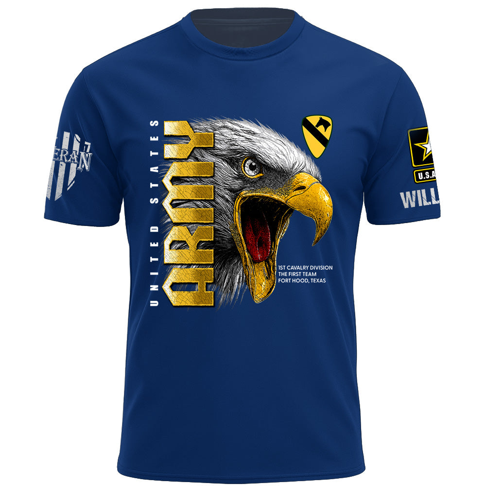Personalized Military Unit Patch Shirt Custom Gift For Veteran Available All Military Branch Gift For Veteran Dad, Grandpa K1702 MT2