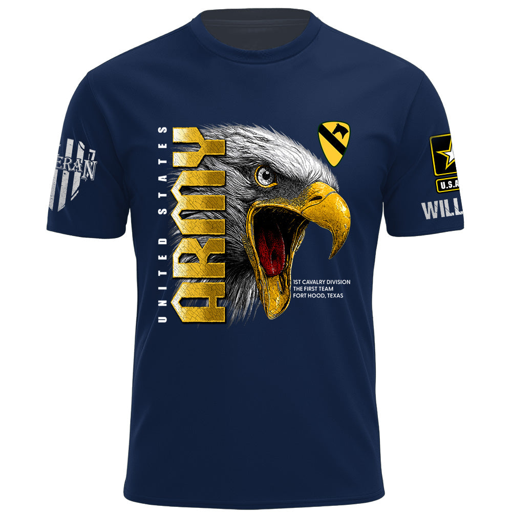 Personalized Military Unit Patch Shirt Custom Gift For Veteran Available All Military Branch Gift For Veteran Dad, Grandpa K1702 MT2