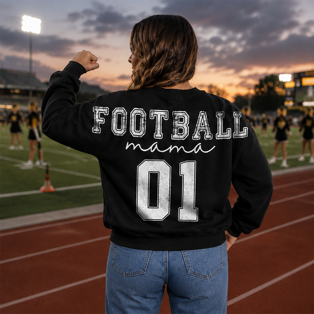 Personalized I'll Always Be Your Biggest Fan Shirt, Custom Player Photo & Number, Football Mom Gift for Game Day Na02 Hv01