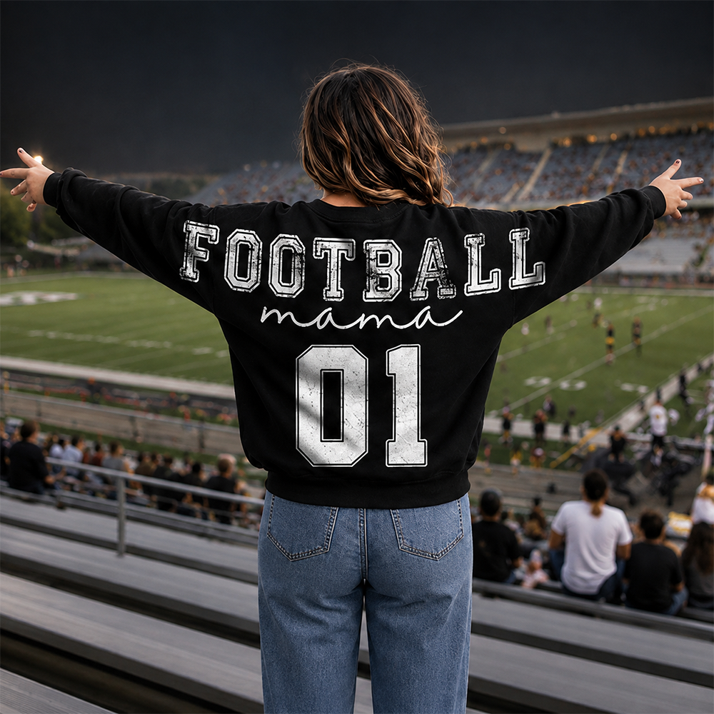 Personalized I'll Always Be Your Biggest Fan Shirt, Custom Player Photo & Number, Football Mom Gift for Game Day Na02 Hv01