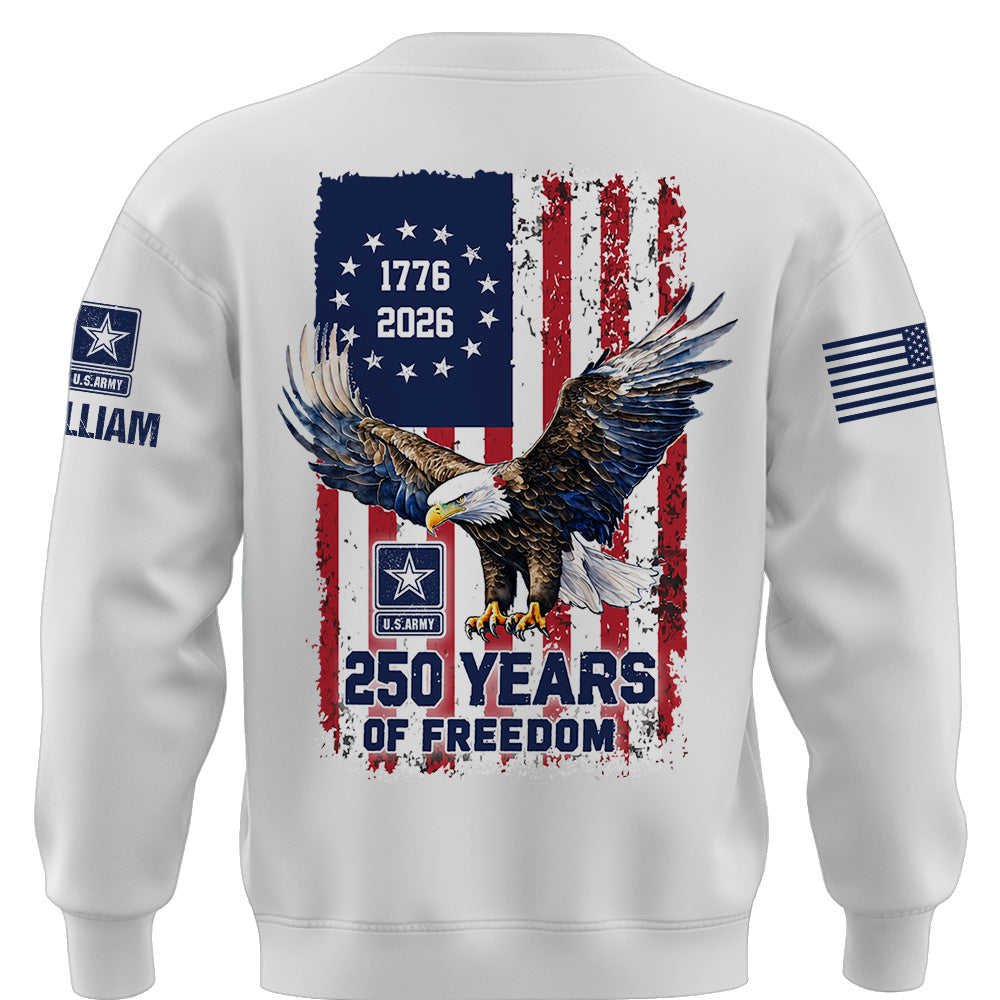 Custom America 250 Shirt Available All Military Branches Gift For Veterans K1702 MT2