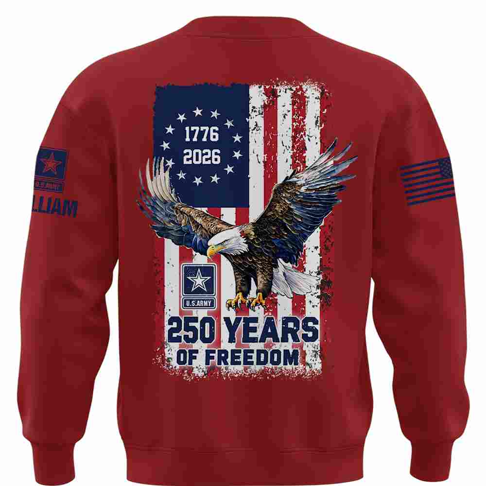 Custom America 250 Shirt Available All Military Branches Gift For Veterans K1702 MT2