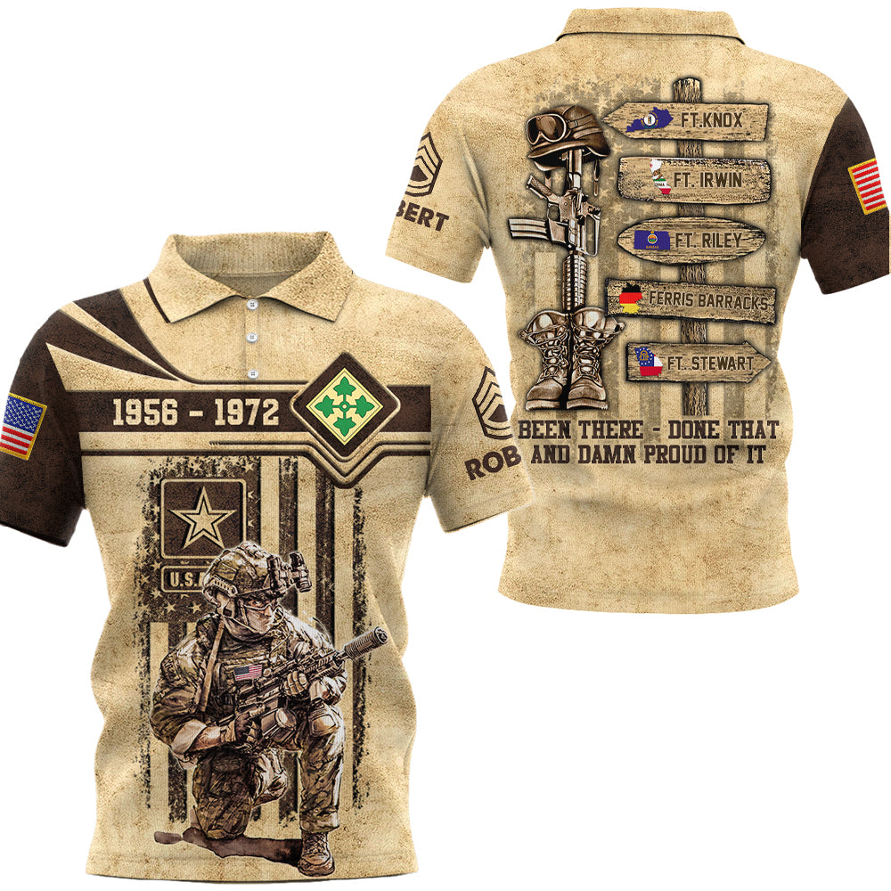 Personalized All Over Print Shirt Veteran World Tour Shirt - Personalized Branch, Rank, and Locations Gift For Veterans K1702 Trhn