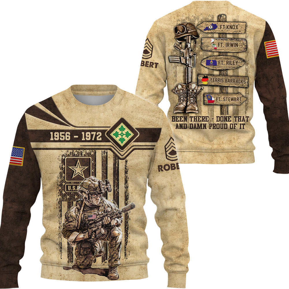Personalized All Over Print Shirt Veteran World Tour Shirt - Personalized Branch, Rank, and Locations Gift For Veterans K1702 Trhn