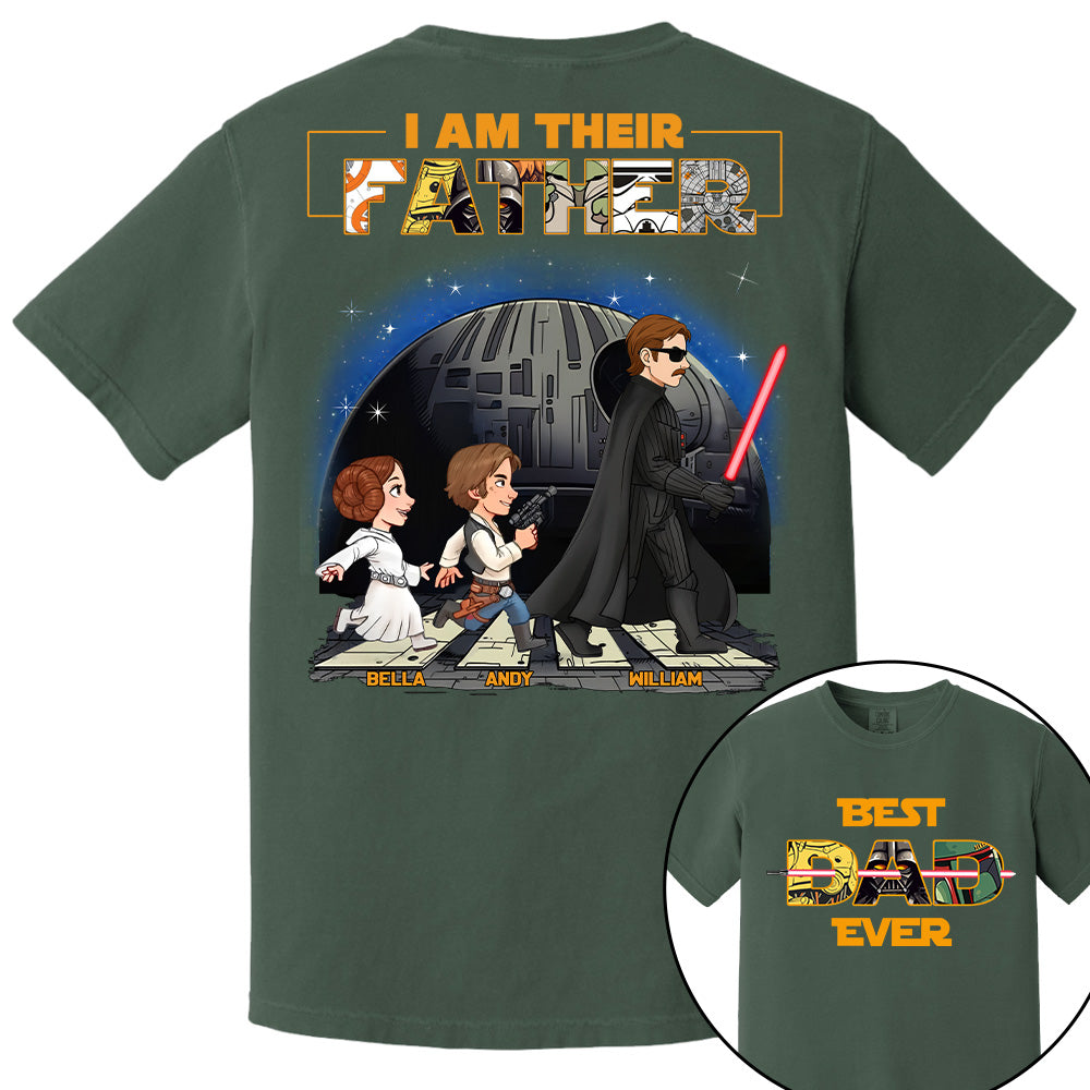 Best Dad Ever I Am Their Father - Personalized Shirt Gift For Dad, Father's Day T1807 T24