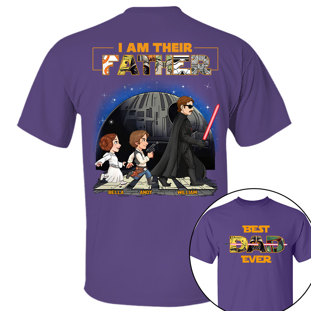 Best Dad Ever I Am Their Father - Personalized Shirt Gift For Dad, Father's Day T1807 T24