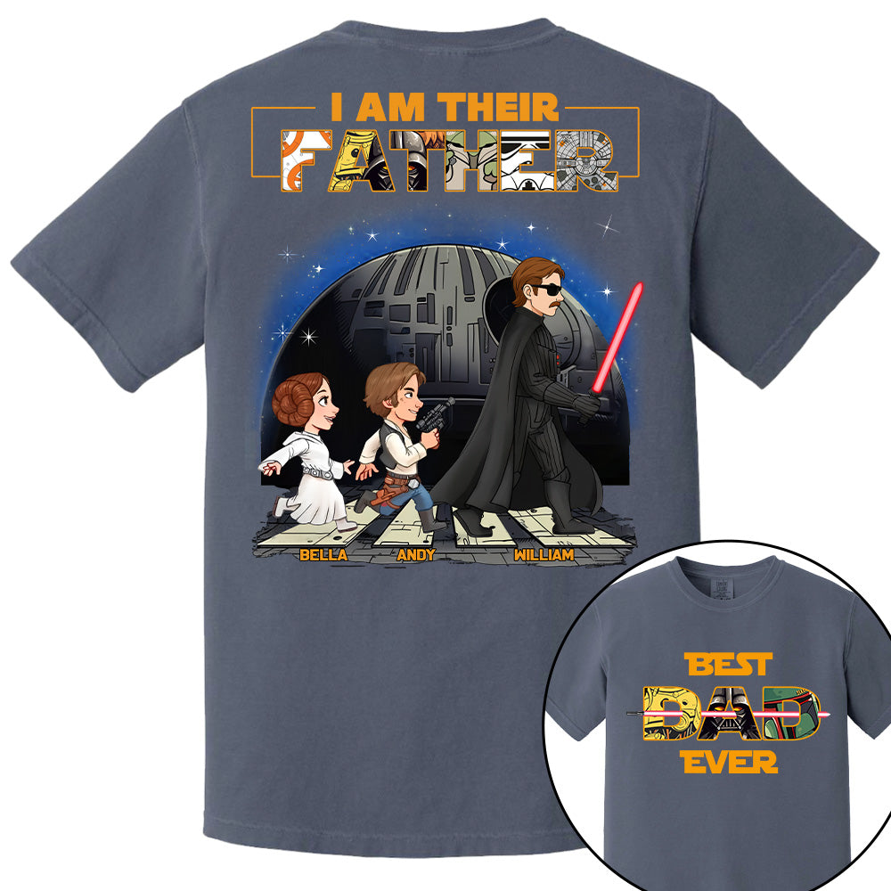 Best Dad Ever I Am Their Father - Personalized Shirt Gift For Dad, Father's Day T1807 T24