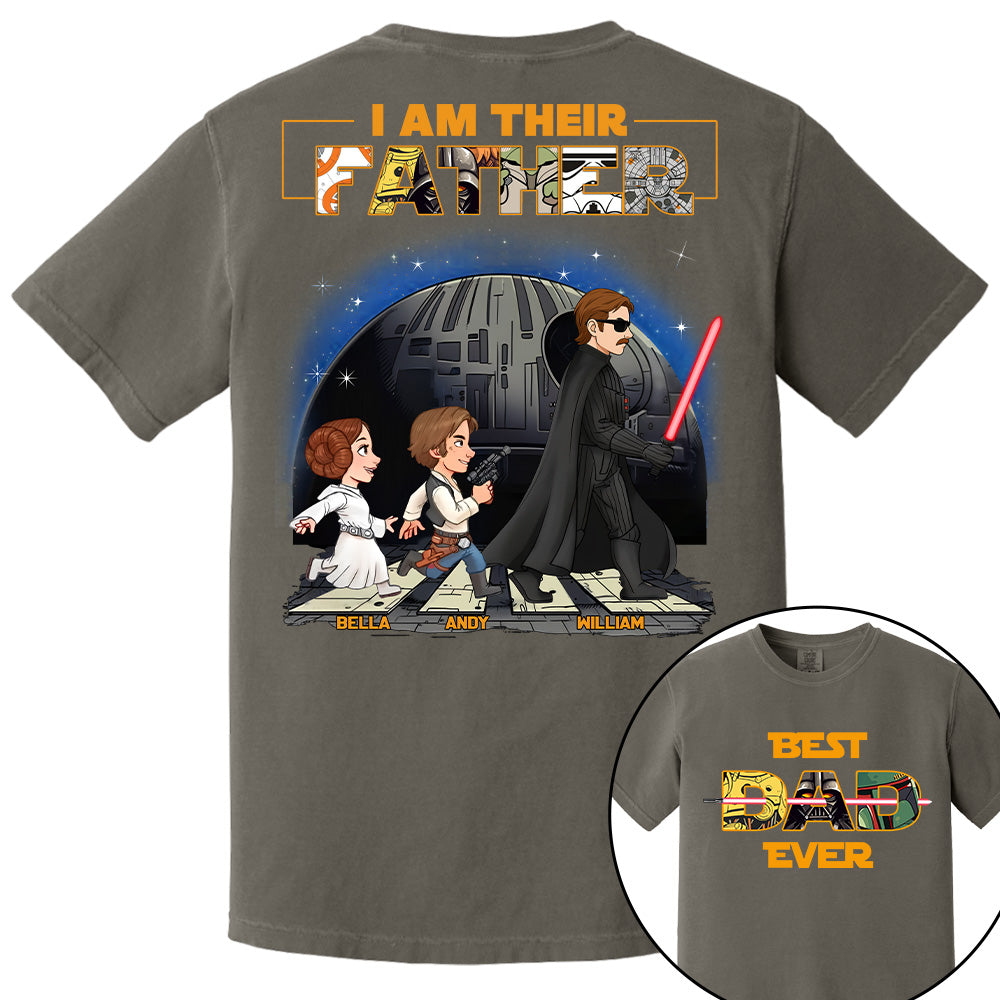 Best Dad Ever I Am Their Father - Personalized Shirt Gift For Dad, Father's Day T1807 T24