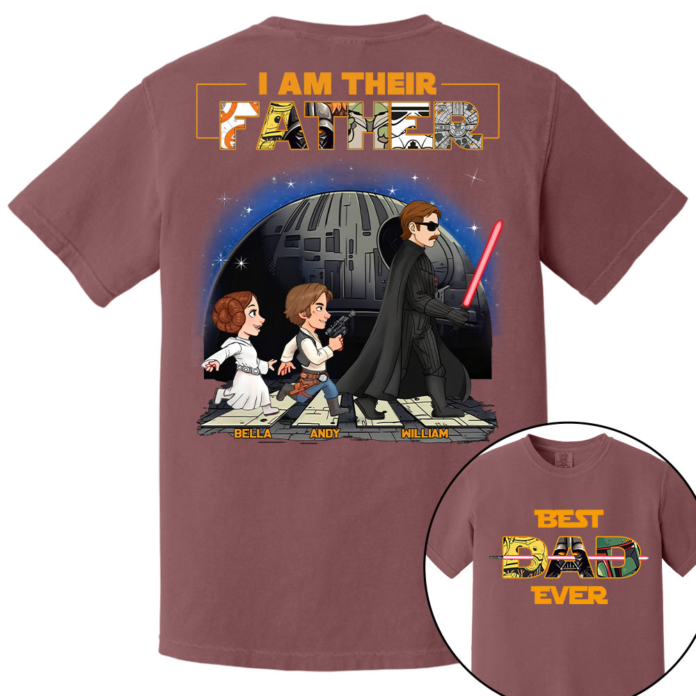 Best Dad Ever I Am Their Father - Personalized Shirt Gift For Dad, Father's Day T1807 T24