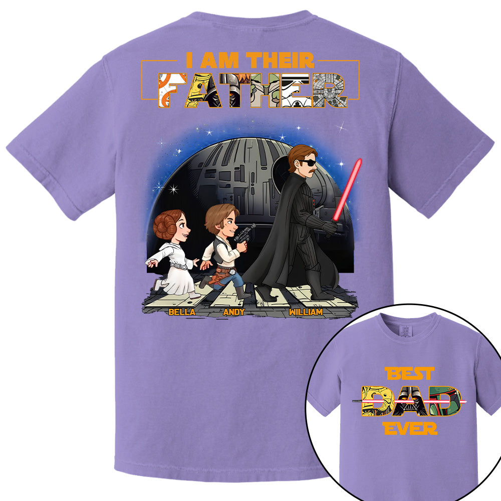 Best Dad Ever I Am Their Father - Personalized Shirt Gift For Dad, Father's Day T1807 T24