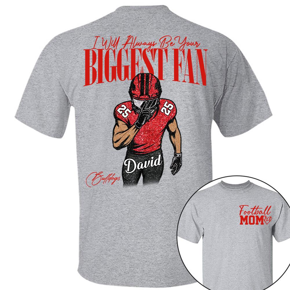 I'll Always Be Your Biggest Fan - Washed Tee Retro Bootleg Shirt For Football Players Na02 Hv01