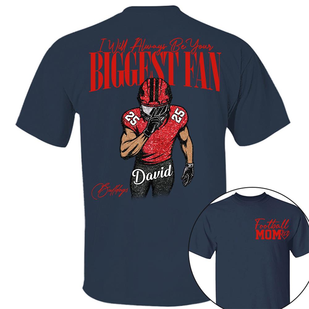 I'll Always Be Your Biggest Fan - Washed Tee Retro Bootleg Shirt For Football Players Na02 Hv01