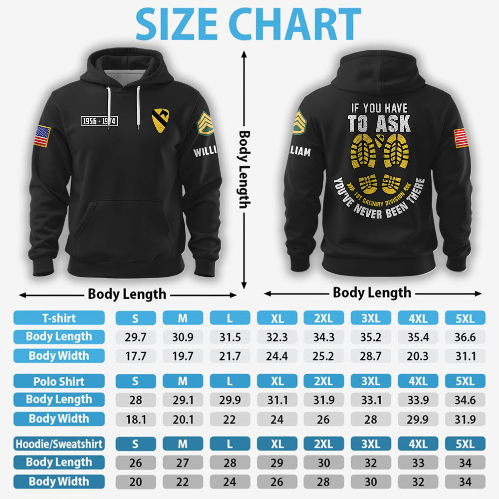 Custom Veteran All Over Print Shirt If You Have To Ask You're Never Been There Available All Military Branches Gift For Veterans K1702 MT2