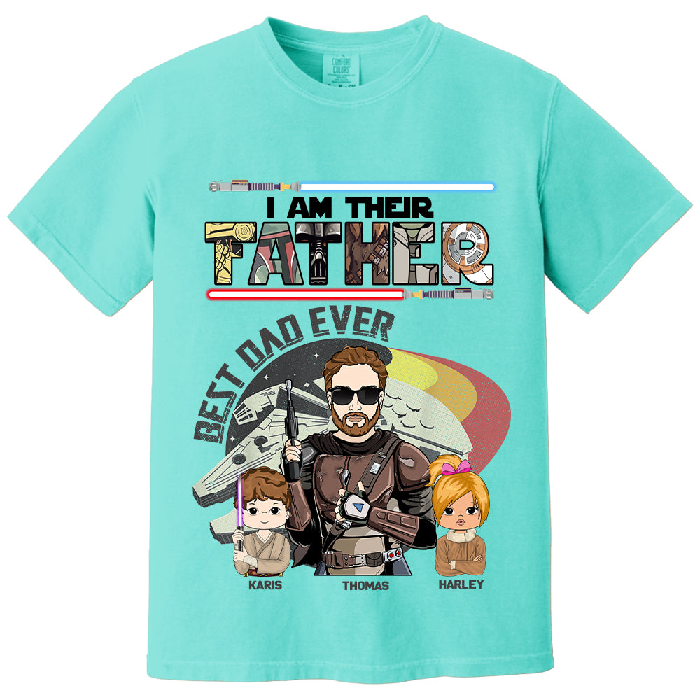 Best Dad Ever - I Am Their Father Personalized Shirt Gift For Dad - Custom Father's Day Gift 2026 T24