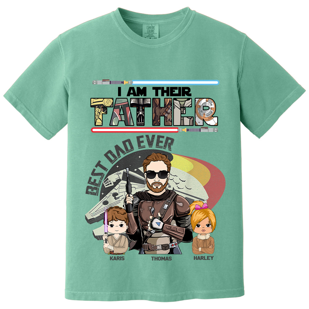 Best Dad Ever - I Am Their Father Personalized Shirt Gift For Dad - Custom Father's Day Gift 2026 T24