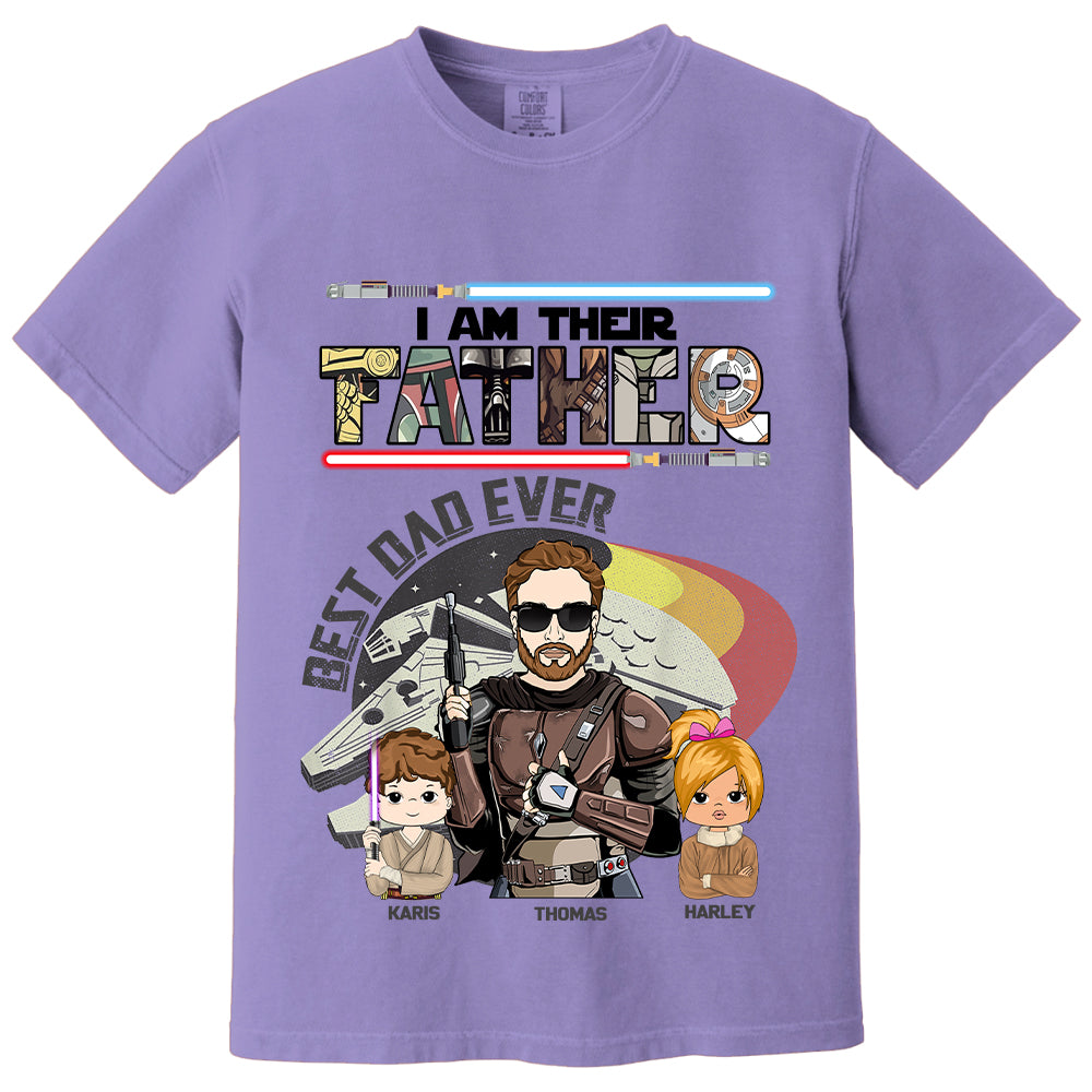 Best Dad Ever - I Am Their Father Personalized Shirt Gift For Dad - Custom Father's Day Gift 2026 T24