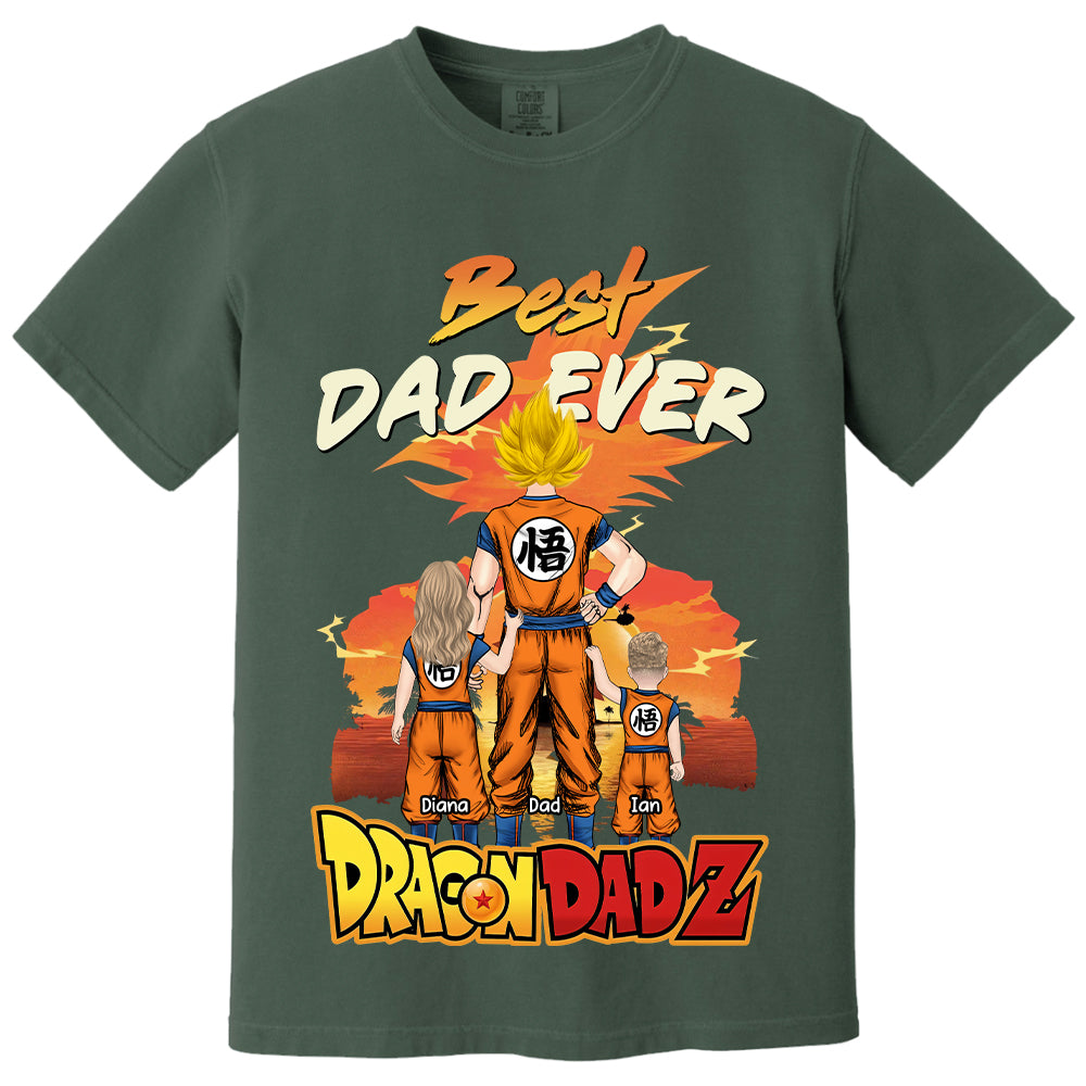 Personalized DragonDad Best Dad Ever Shirt, Gift For Dad, Father's Day L0411 VH01 