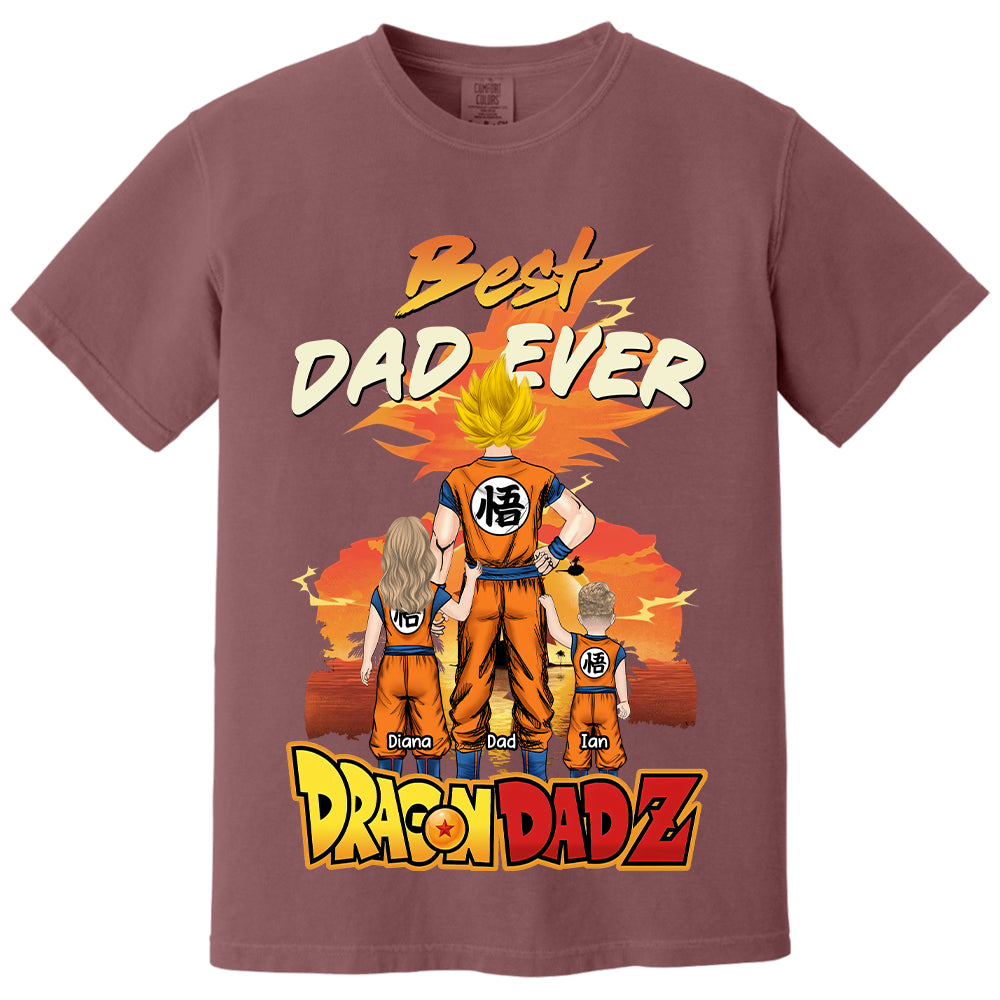 Personalized DragonDad Best Dad Ever Shirt, Gift For Dad, Father's Day L0411 VH01 