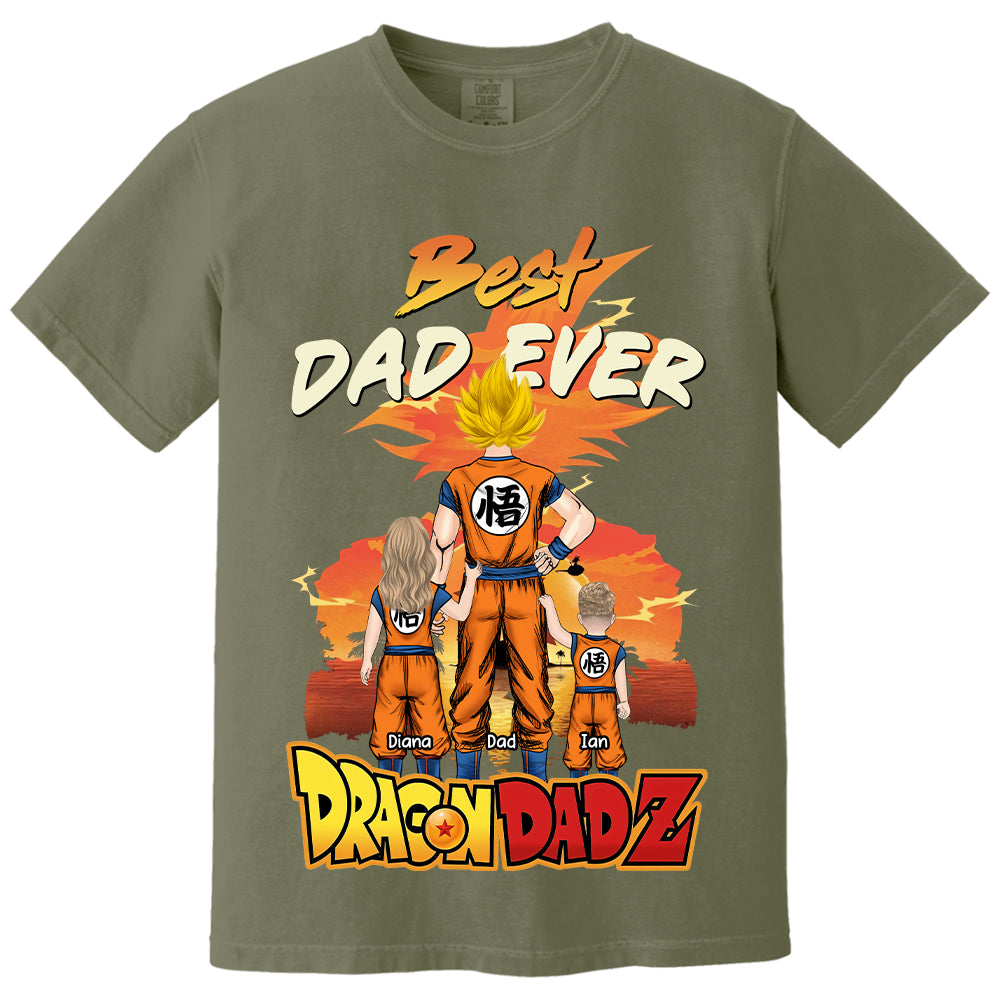 Personalized DragonDad Best Dad Ever Shirt, Gift For Dad, Father's Day L0411 VH01 