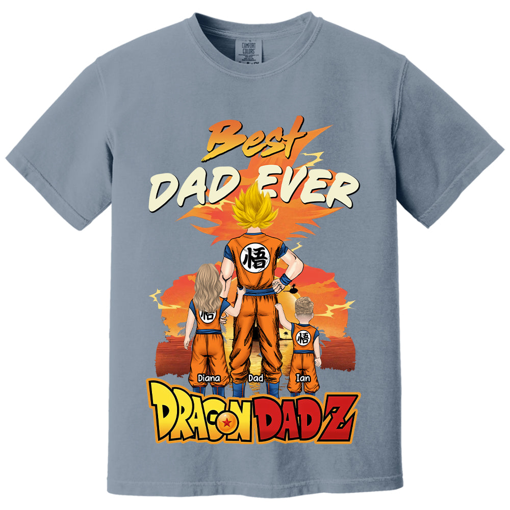 Personalized DragonDad Best Dad Ever Shirt, Gift For Dad, Father's Day L0411 VH01 