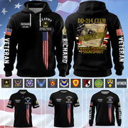 Personalized All Over Print Shirt DD-214 Club I Served I Survived I Signed Out Gift For Veterans K1702 Hv01