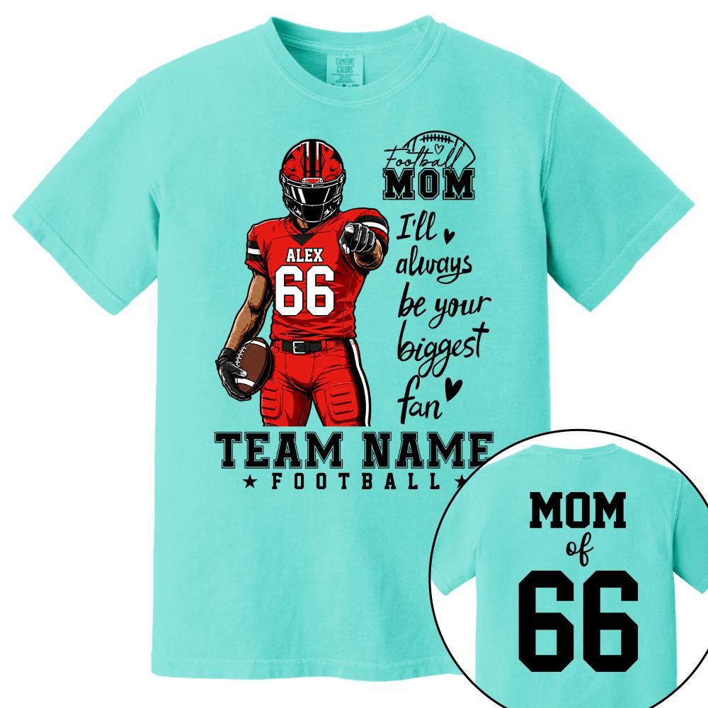 Personalized American Football Mom Shirt - Football GameDay Custom Shirt For Mom, Dad, Family Nh00
