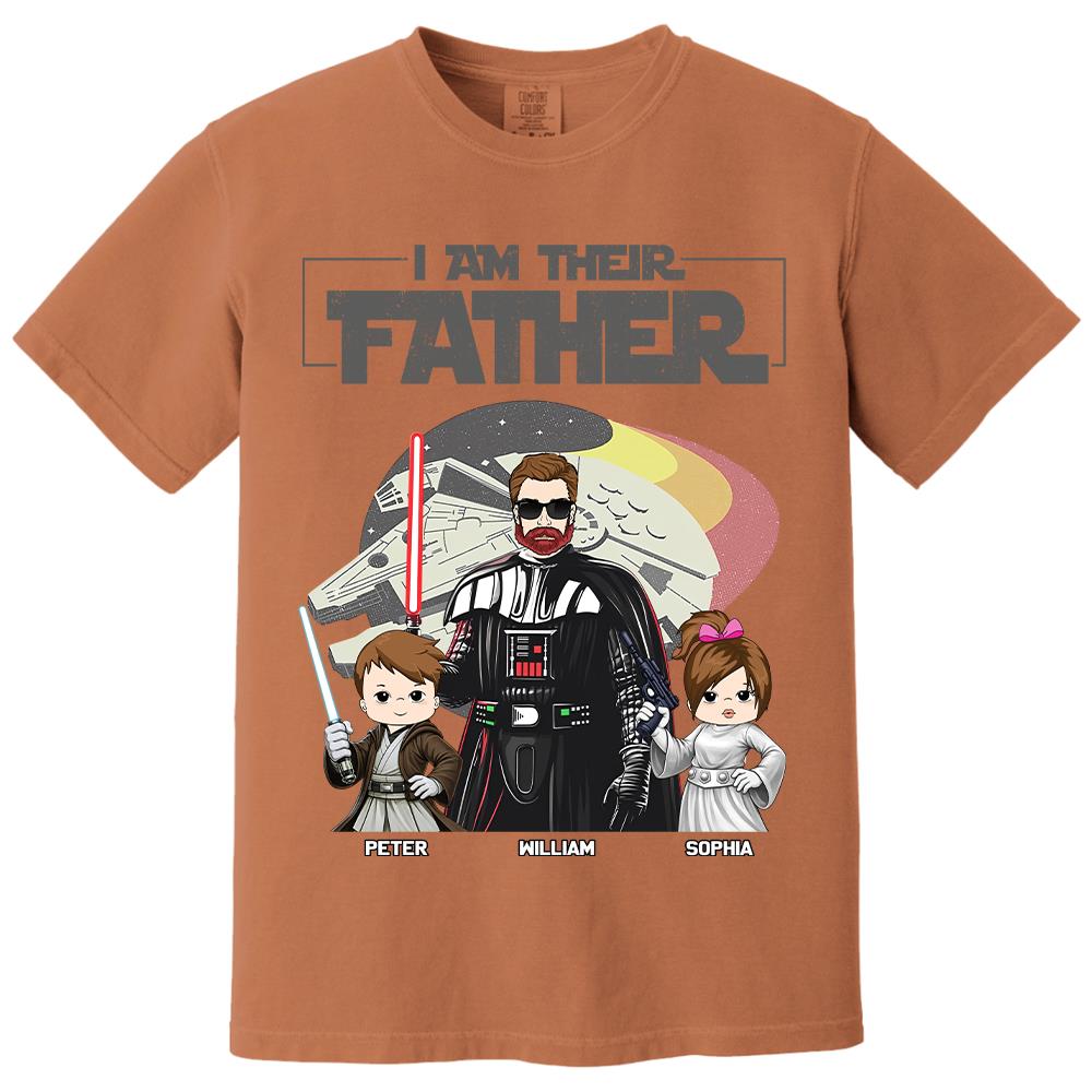 I Am Their Father - Personalized Shirt For Dad - Custom Gift For Father's Day NA04 Hv01