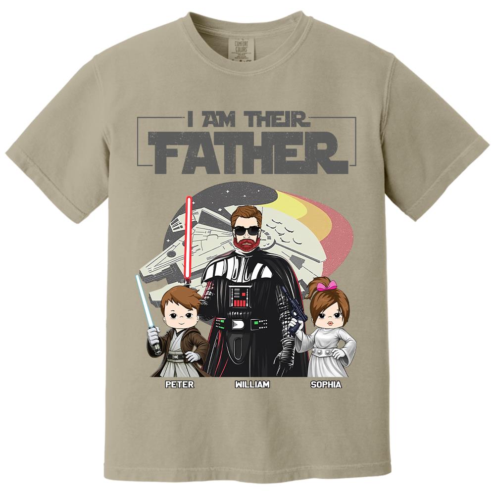 I Am Their Father - Personalized Shirt For Dad - Custom Gift For Father's Day NA04 Hv01