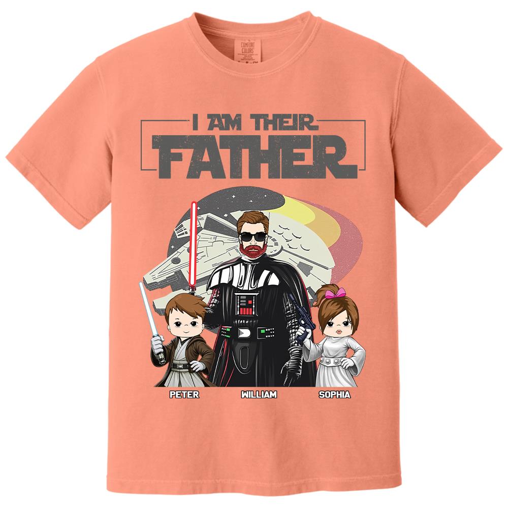I Am Their Father - Personalized Shirt For Dad - Custom Gift For Father's Day NA04 Hv01
