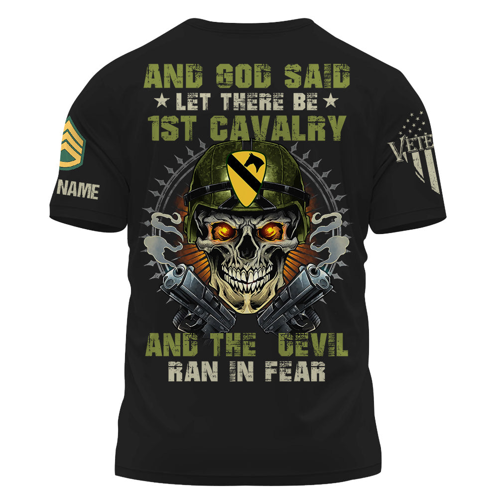 Custom Shirt And God Said Let There Be Veteran Custom All Military Branches Gift For Veterans K1702 Trhn