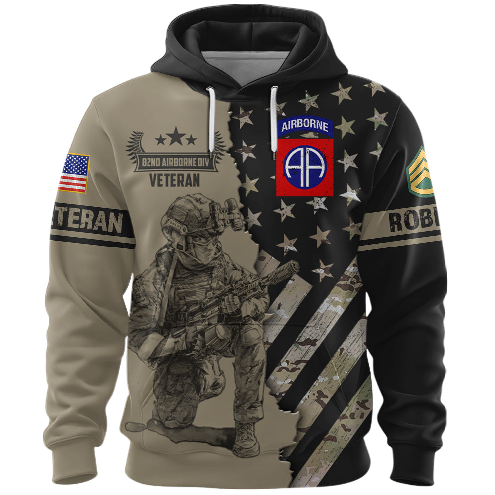 Personalized All Over Print Shirt Pattern Camouflage Us Military Custom Shirt For Veterans K1702 Trhn