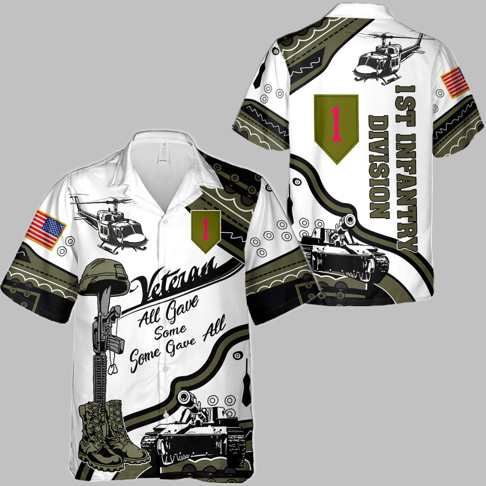 Personalized All Over Print Premium U.S Multiple Service Veteran Hawaii Shirt K1702