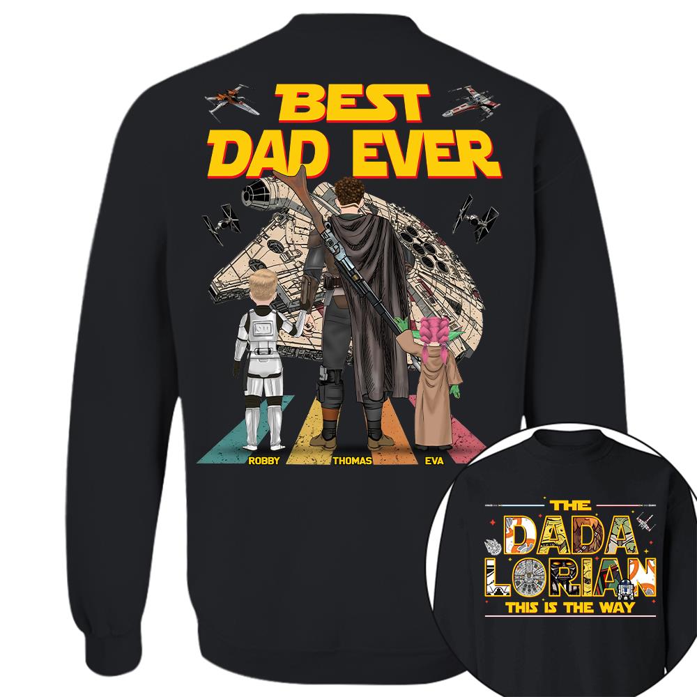 The Dadalorian This Is The Way Personalized Shirt Gift For Dad For Father's Day T1807 Hv01
