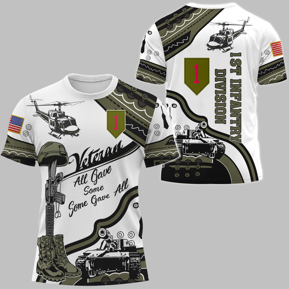 Personalized All Over Print Premium U.S Multiple Service Veteran Hawaii Shirt K1702