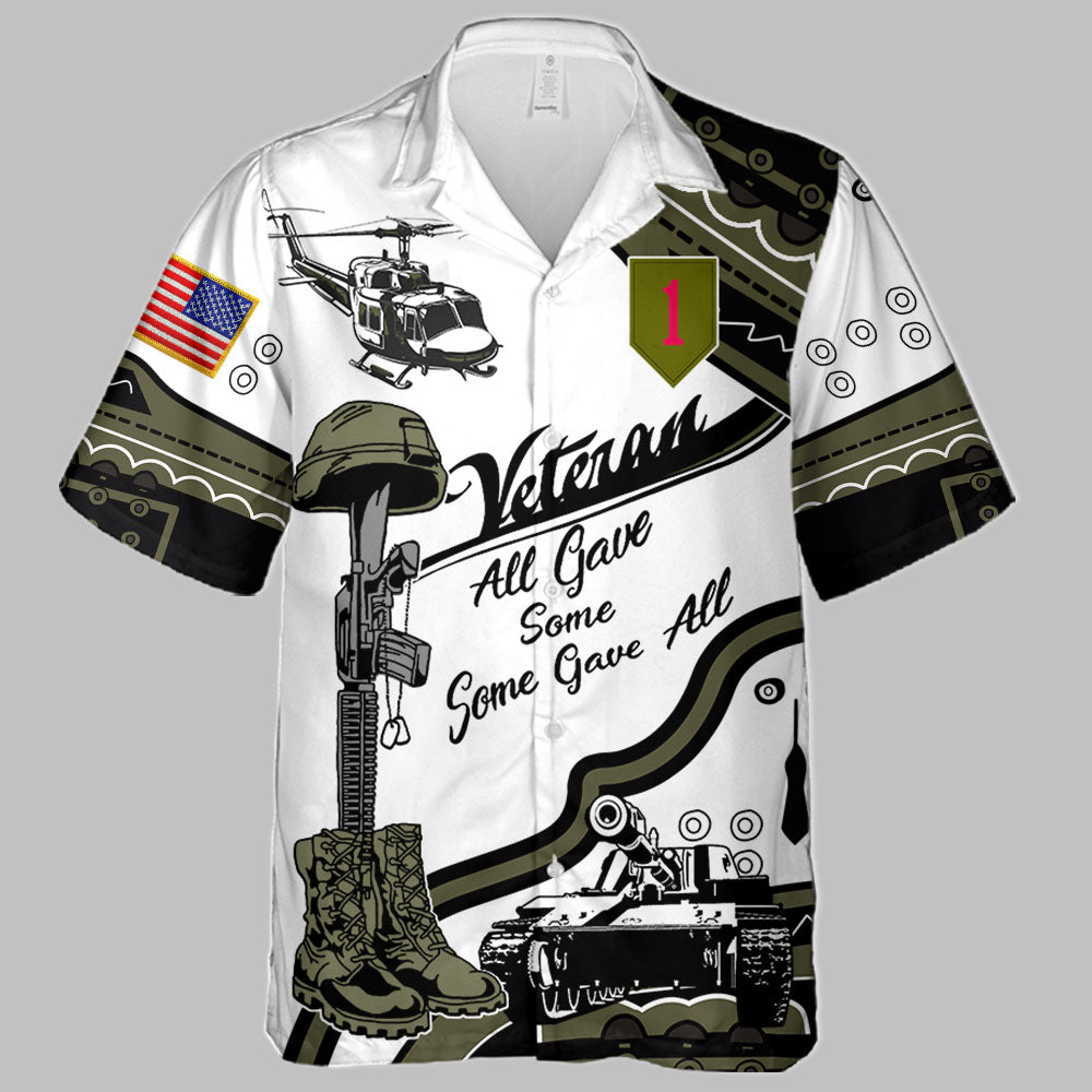 Personalized All Over Print Premium U.S Multiple Service Veteran Hawaii Shirt K1702