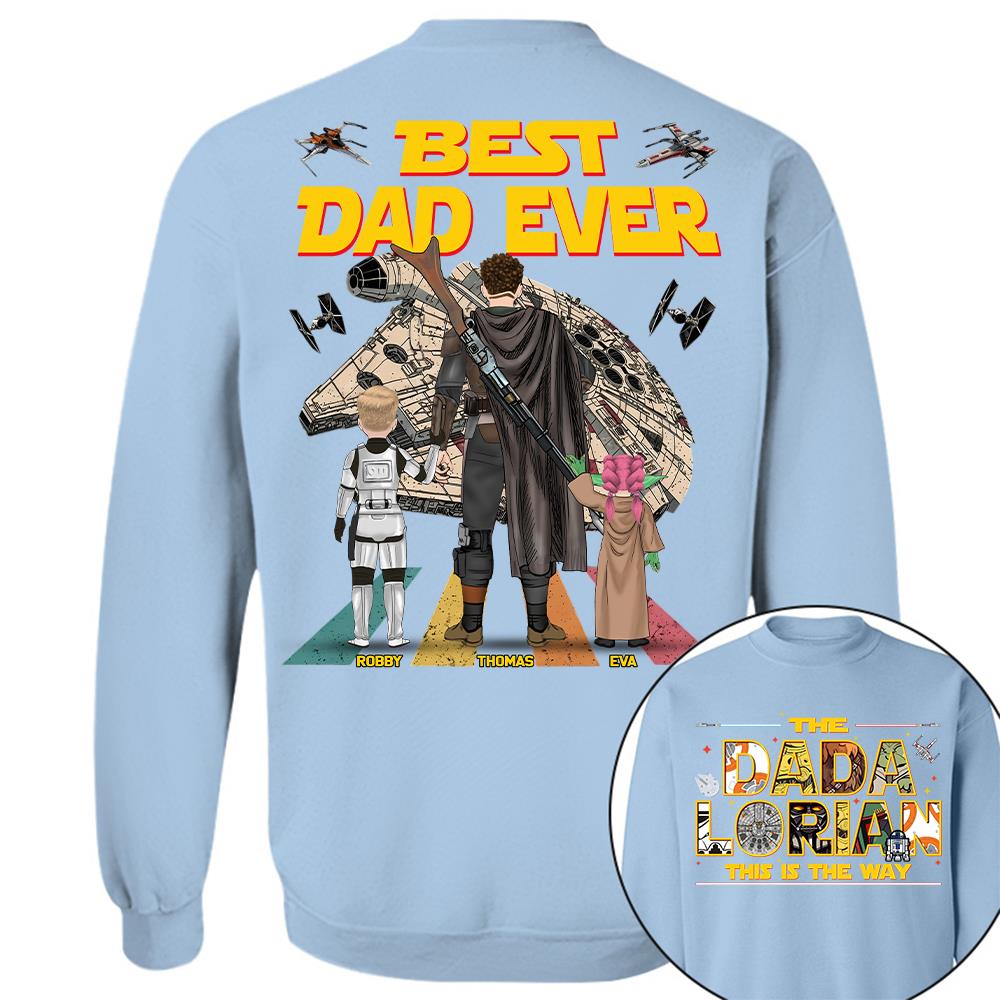 The Dadalorian This Is The Way Personalized Shirt Gift For Dad For Father's Day T1807 Hv01