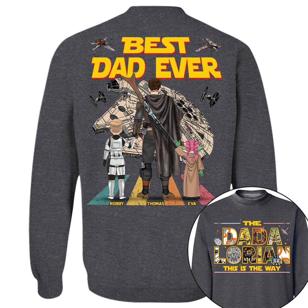 The Dadalorian This Is The Way Personalized Shirt Gift For Dad For Father's Day T1807 Hv01