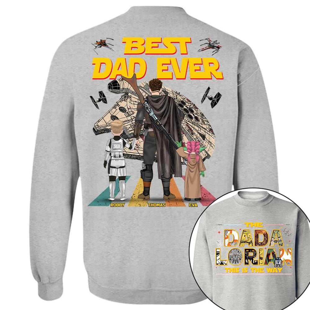 The Dadalorian This Is The Way Personalized Shirt Gift For Dad For Father's Day T1807 Hv01