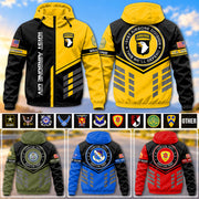 Personalized Windbreaker Jacket Proudly Served U.S Military Veteran Gift For US Military Veteran K1702 MT2